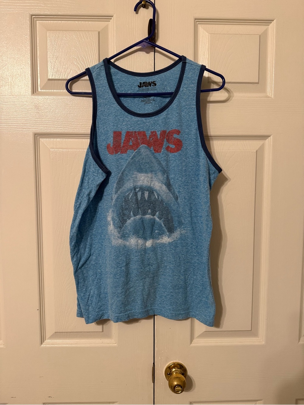 Girls' Blue Graphic Tank Top